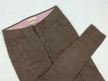 czerwone chinosy damskie: Spodnie materiałowe damskie, rozmiar L — 1