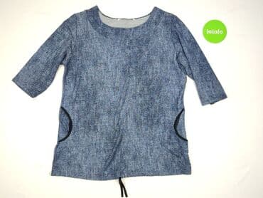 niebieska satynowa sukienka zara: Women's blouse, size XL (EU 42) — 2