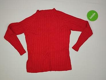 sweter czerwony: Amisu, Sweter damski, rozmiar L — 3