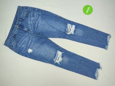 cuffed jeans: Denim, Jeansy damskie, rozmiar L — 2