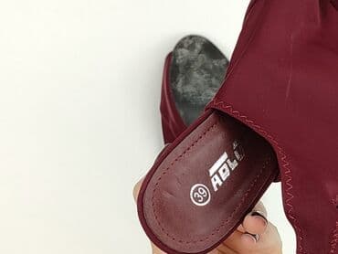 kapcie z piętą: Sandals for women, size 39 — 7