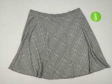 czarne spódnice w kratę: Yessica, Spódnica damska, rozmiar XL — 2