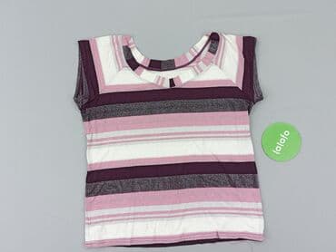 obcisła bluzki w paski: T-shirt damski, rozmiar M — 2