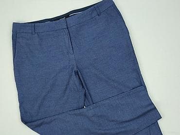 spodnie plus size: Męskie spodnie garniturowe Next - Kolor: granatowy/niebieski melanż - — 1