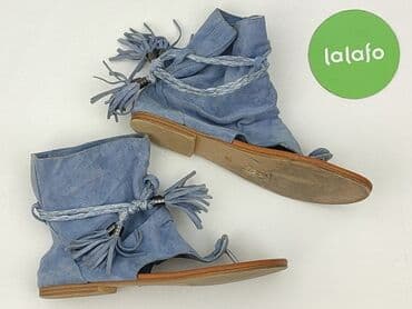 złote sandałki ccc: Sandały damskie, rozmiar 40 — 3