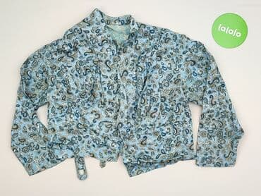 modne bluzki z bufiastymi rękawami: Bluzka damska, rozmiar M — 2