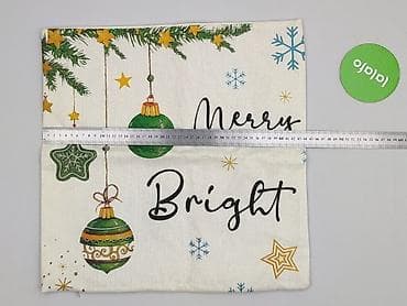 recznik: Poszewka świąteczna na poduszkę „Merry & Bright” - Wzór: zielone — 5