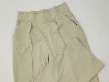 beżowe spodnie new yorker: H&M, Spodnie materiałowe damskie, rozmiar S — 1
