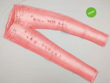 dżinsy w róże: Jeansy damskie — 2