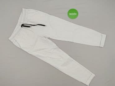 Women: Material trousers for women, size XL (EU 42) — 2