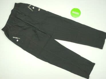 jeansy damskie podarte: Material trousers for women, size S (EU 36) — 2