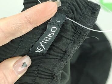 czarne prosta spódnice midi: Spódnica damska, rozmiar L — 4