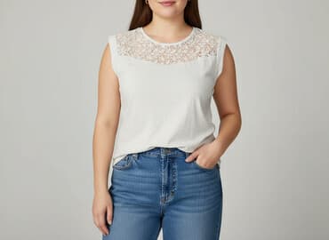 bluzki koronka allegro: Pepco, T-shirt damski, rozmiar XL — 6