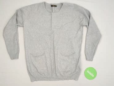 sweter z dużymi oczkami: Les étoiles claires Paris, Sweter damski, S — 2