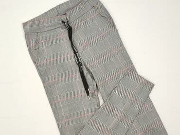 jakie rajstopy do bialej sukienki: Material trousers for women, size S (EU 36) — 1