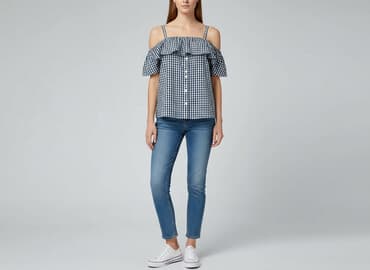 koszula wiya w paski: Bluzka damska, rozmiar S — 6