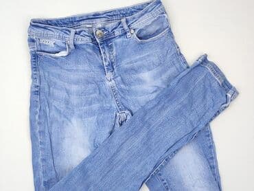 jeansy z haftami: Denim, Jeansy damskie, rozmiar S — 1