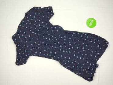 niebieska sukienki midi: H&M, Sukienka damska, rozmiar M — 4