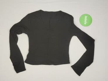 czarne t shirty damskie w serek: Top damski, rozmiar S — 2