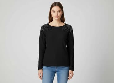 bluzki plus size z dekoltem: Yessica, Bluzka damska, rozmiar S — 6