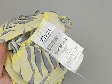 bluzka żółta w czarne paski: Zizzi, Bluzka damska, rozmiar S — 4