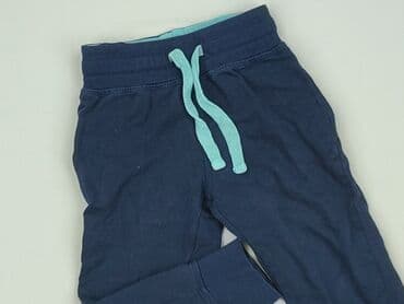 czarne spodnie woskowane: Sweatpants, Lupilu, 1.5-2 years, 92, condition - Very good — 1