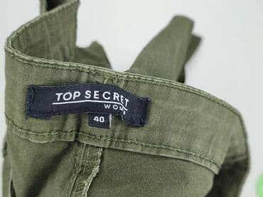 spodnie cargo lidl: Top Secret, Spodnie materiałowe damskie, L — 4