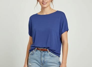 bluzki oversize opadające ramię: H&M, Bluzka damska, rozmiar M — 1