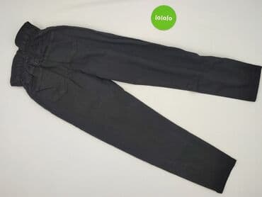 zara spodnie czarne z wysokim stanem: Spodnie materiałowe damskie, rozmiar XS — 3