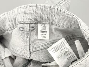 hm czarne spodnie: Spodnie jeansowe, H&M, 10 lat, 140, stan - Idealny — 4