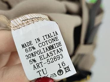 jeans pascale: Spodnie materiałowe damskie, rozmiar One size — 4