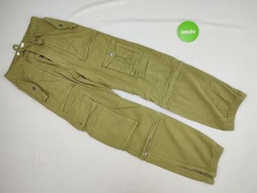 czerwone spodnie cargo: Zara, Spodnie cargo damskie, 2XS — 2