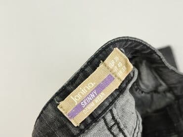 szare szerokie jeansy: Janina, Jeansy damskie, rozmiar S — 4