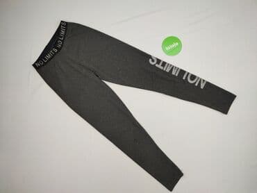 srebrne legginsy: Legginsy Sportowe damskie, rozmiar M — 2