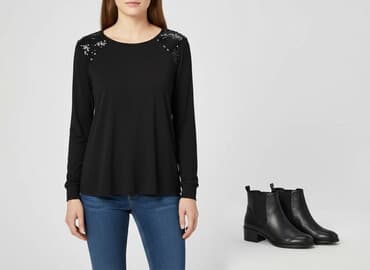 obcisła bluza: F&F, Bluzka damska, L — 8