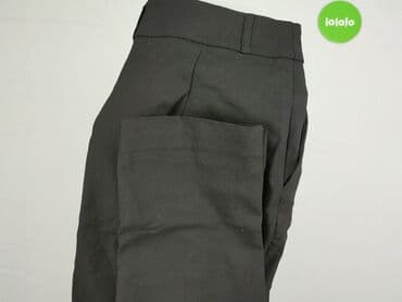 stradivarius spodnie czarne z wysokim stanem: Stradivarius, Spodnie materiałowe damskie, rozmiar L — 5