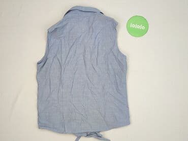 niebieska bluzki z krótkim rękawem: Reserved YFL, Bluzka damska, rozmiar S — 4