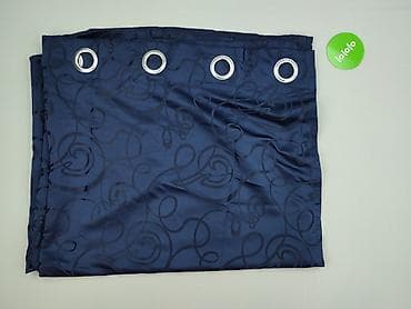 kieliszki: Zasłona na przelotkach – granatowa, dekoracyjna - Typ: zasłona — 2