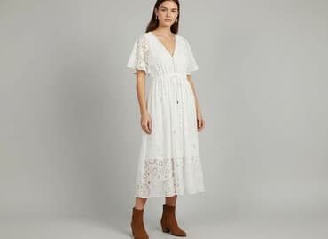 eleganckie sukienki w stylu boho: Sukienka damska, rozmiar M — 1