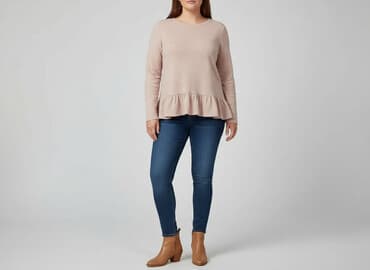 modne bluzy dla nastolatek: Жіноча блуза, розмір XL — 1