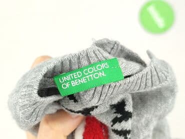 czarne rajstopy z wzorami: Sweater, Benetton, 6-9 months, condition - Very good — 4
