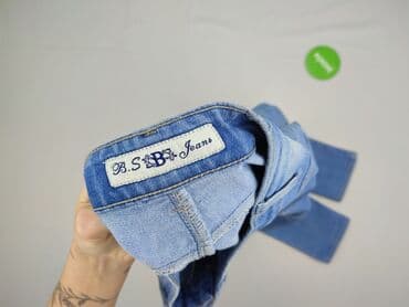 dżinsy z wysokim stanem z dziurami: Jeansy damskie, rozmiar M — 4