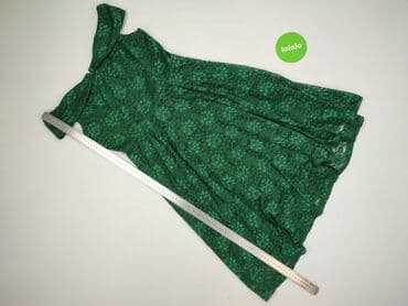 sukienka maxi butelkowa zieleń długi rękaw: Sukienka damska, rozmiar M — 4