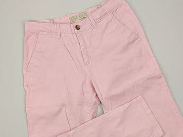 biale buty skarpetkowe: Zara, Spodnie materiałowe damskie, rozmiar M — 1