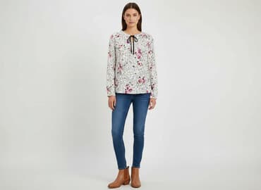 biała bluzka do stroju krakowskiego: Jean Pascale, Bluzka damska, rozmiar M — 7