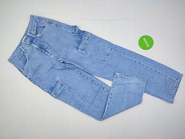 pull and bear ogrodniczki: Sinsay, Spodnie cargo damskie, rozmiar S — 2