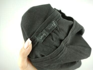 czarne t shirty basic: Sinsay, T-shirt damski, rozmiar XS — 4