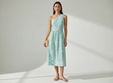 sukienki turkusowe na wesele: GREY WOLF, Sukienka damska, rozmiar S — 6