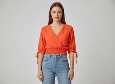 gorsetowe bluzki: Bluzka damska, rozmiar S — 6