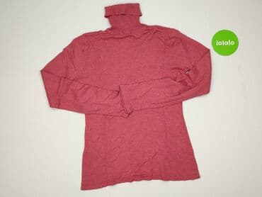 sweter bordo: Golf damski, rozmiar M — 4